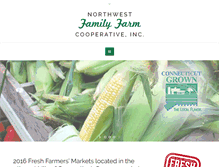 Tablet Screenshot of nwctfarmersmarkets.com